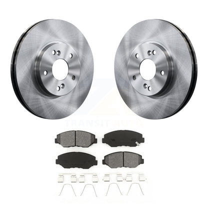 Disc Brake Rotors And Semi-Metallic Pads Front Kit For Honda Pilot Accord