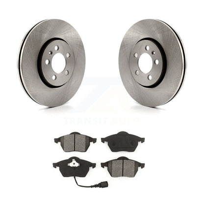 Disc Brake Rotors & Semi-Metallic Pad Front Kit For Volkswagen Jetta Golf Beetle