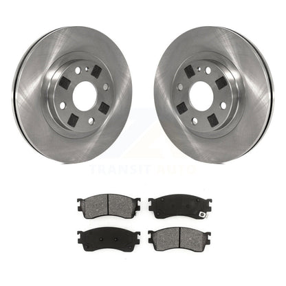 Disc Brake Rotors And Semi-Metallic Pads Front Kit For Mazda Protege