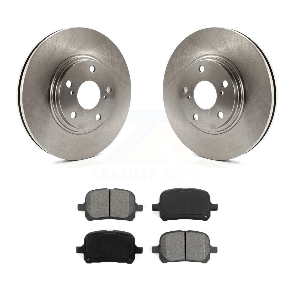 Disc Brake Rotors And Semi-Metallic Pads Front Kit For 1999-2001 Lexus RX300