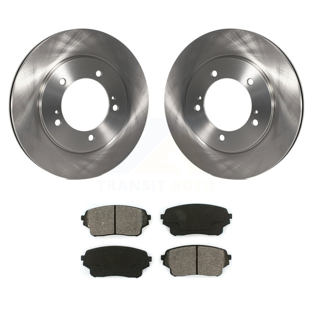 Disc Brake Rotors And Semi-Metallic Pads Front Kit For Suzuki XL-7 Grand Vitara
