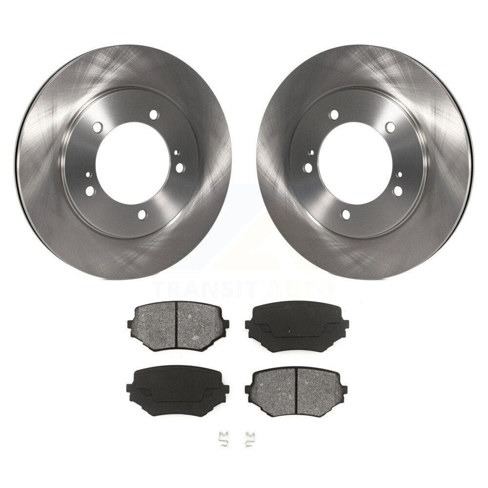 Disc Brake Rotors And Semi-Metallic Pads Front Kit For Suzuki Grand Vitara XL-7