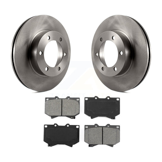Disc Brake Rotors And Semi-Metallic Pads Front Kit For Toyota Tundra Sequoia