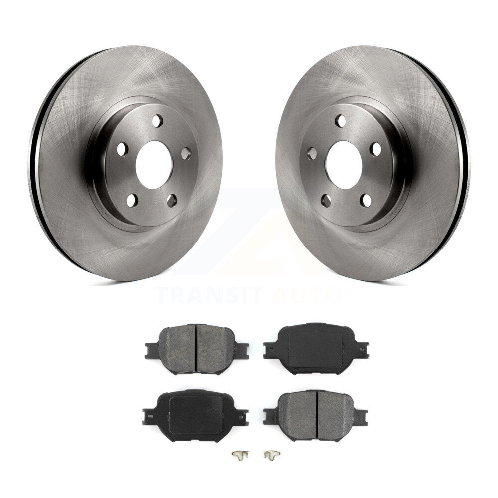 Disc Brake Rotors And Semi-Metallic Pads Front Kit For Toyota Celica Scion tC