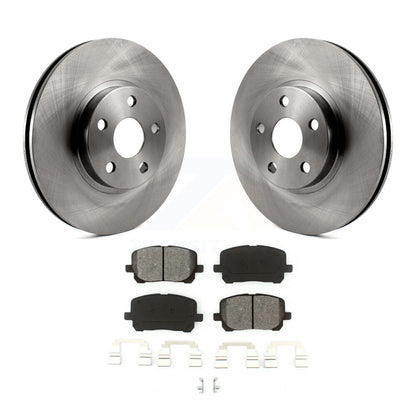 Brake Rotor & Semi-Metallic Pad Front Kit For Toyota Corolla Matrix Pontiac Vibe