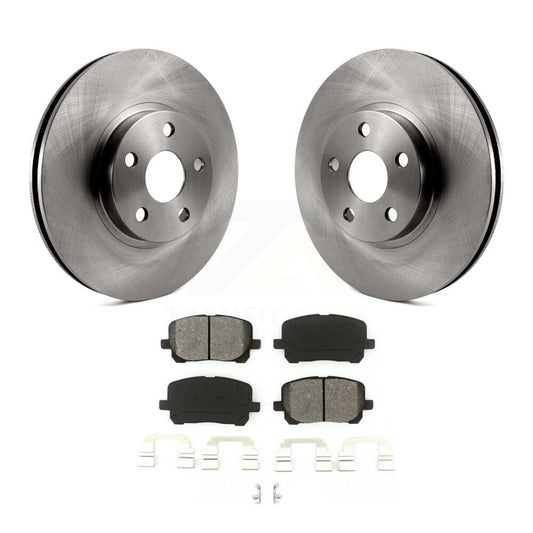 Brake Rotor & Semi-Metallic Pad Front Kit For Toyota Corolla Matrix Pontiac Vibe