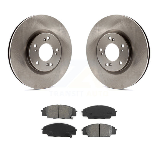 Disc Brake Rotors And Semi-Metallic Pads Front Kit For 2000-2009 Honda S2000