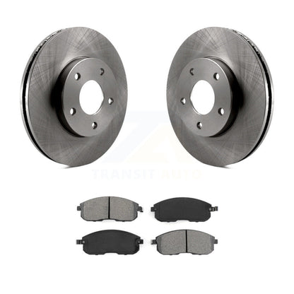 Brake Rotor Semi-Metallic Pad Front Kit For 2000-2001 Nissan Maxima INFINITI I30