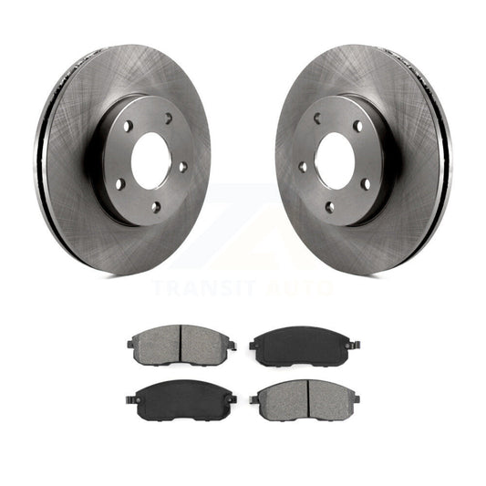 Brake Rotor Semi-Metallic Pad Front Kit For 2000-2001 Nissan Maxima INFINITI I30