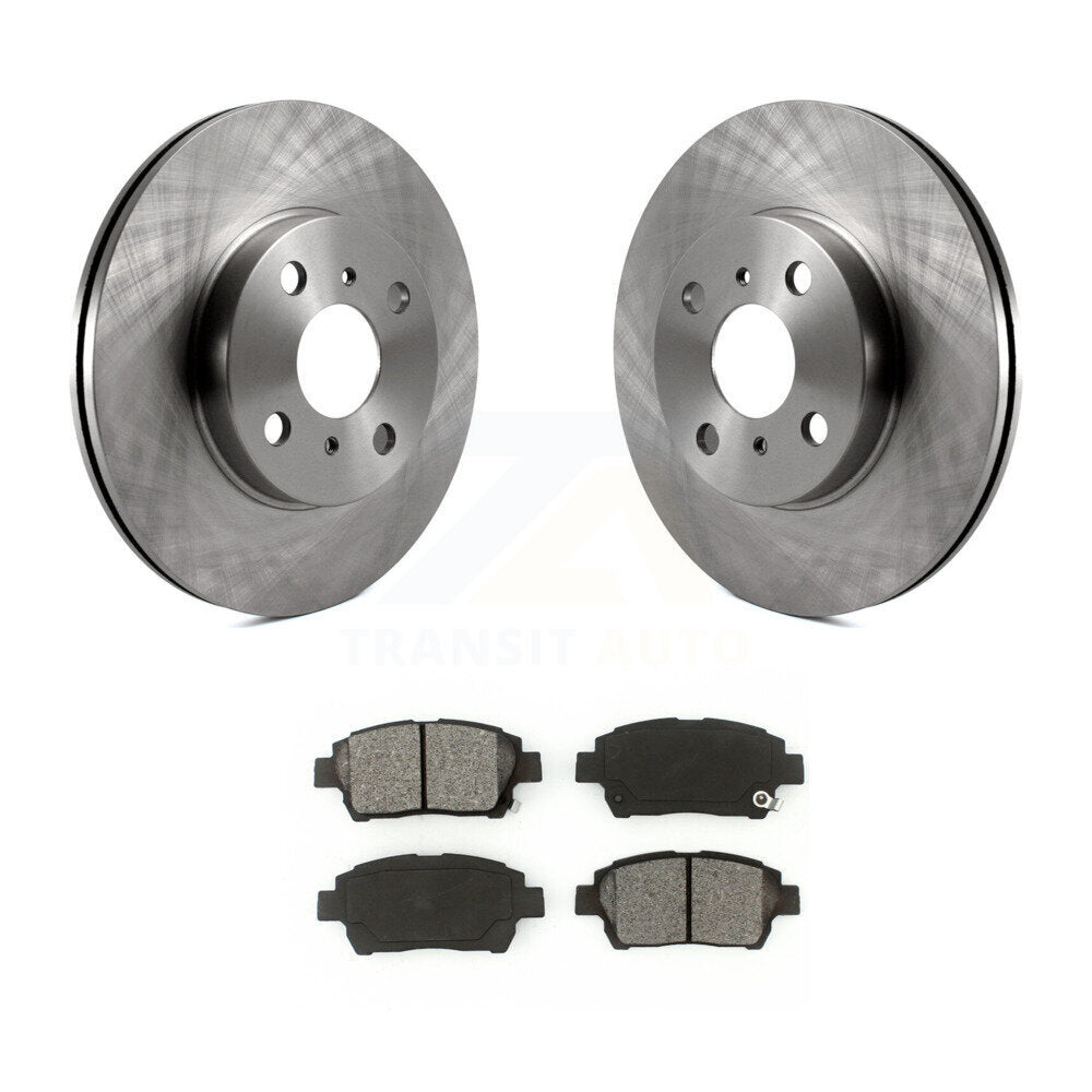 Disc Brake Rotors And Semi-Metallic Pads Front Kit For Toyota Echo MR2 Spyder