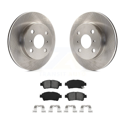 Disc Brake Rotors And Semi-Metallic Pads Front Kit For 2000 Toyota Echo To 08 00