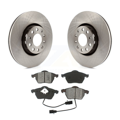 Disc Brake Rotors And Semi-Metallic Pads Front Kit For Audi A4 Quattro A6 S6 S4