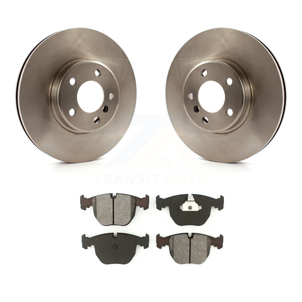 Disc Brake Rotors And Semi-Metallic Pads Front Kit For BMW X5