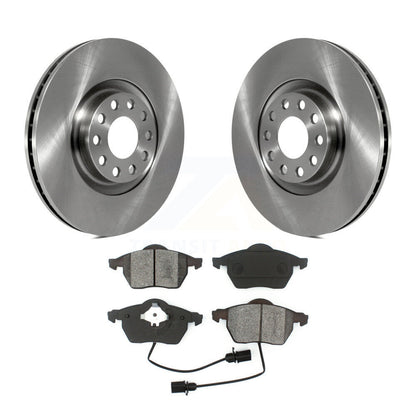 Disc Brake Rotors And Semi-Metallic Pads Front Kit For Audi A6 Quattro S4
