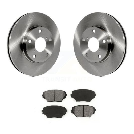 Disc Brake Rotors And Semi-Metallic Pads Front Kit For Toyota RAV4