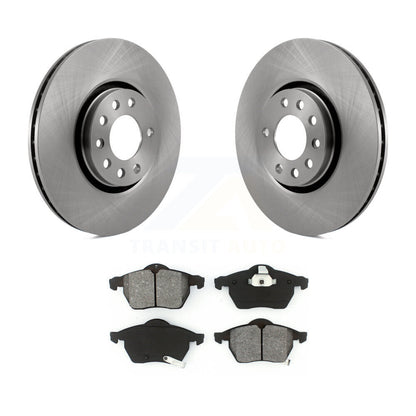 Disc Brake Rotors And Semi-Metallic Pads Front Kit For Saab 9-3 9-5