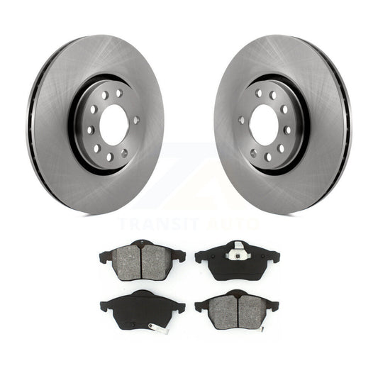 Disc Brake Rotors And Semi-Metallic Pads Front Kit For Saab 9-3 9-5