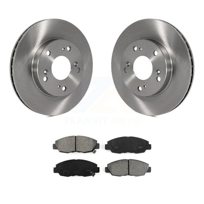 Disc Brake Rotors And Semi-Metallic Pads Front Kit For Honda Civic
