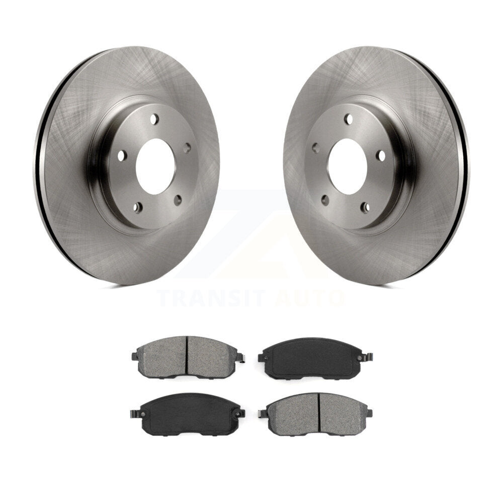 Brake Rotors & Semi-Metallic Pad Front Kit For Nissan Altima Maxima INFINITI I35