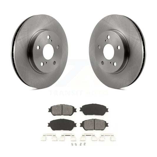 Brake Rotors & Semi-Metallic Pad Front Kit For Toyota Sienna Camry Solara Avalon