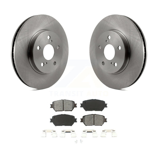 Disc Brake Rotors And Semi-Metallic Pads Front Kit For Toyota Camry