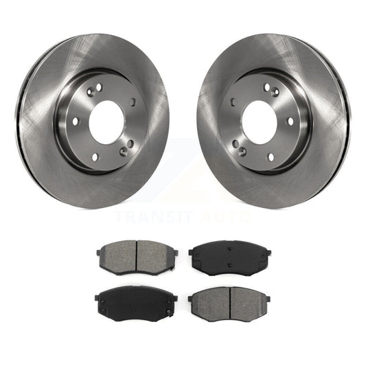 Disc Brake Rotor Semi-Metallic Pad Front Kit For Hyundai Tucson Kia Sportage FWD