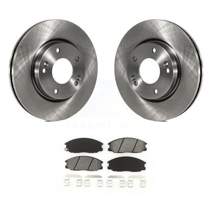 Disc Brake Rotors And Semi-Metallic Pads Front Kit For Hyundai Santa Fe
