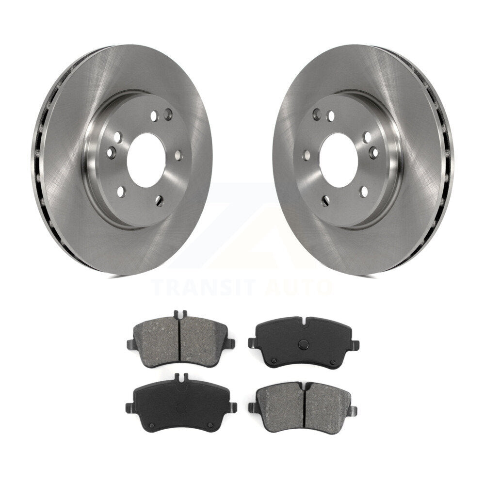 Disc Brake Rotors And Semi-Metallic Pads Front Kit For Mercedes-Benz C230 C240