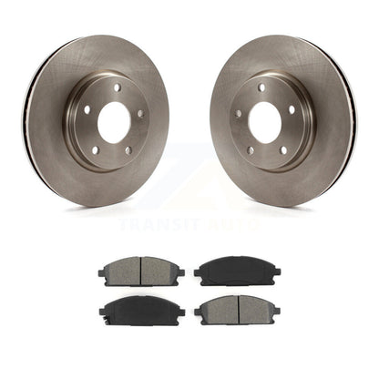 Disc Brake Rotors And Semi-Metallic Pads Front Kit For 2004-2009 Nissan Quest