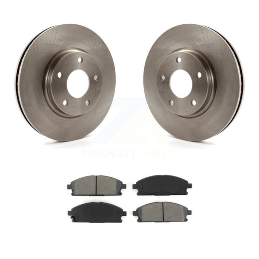 Disc Brake Rotors And Semi-Metallic Pads Front Kit For 2004-2009 Nissan Quest