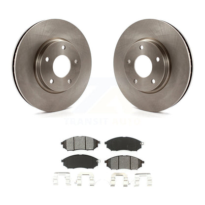 Disc Brake Rotors And Semi-Metallic Pads Front Kit For INFINITI Q45 M45