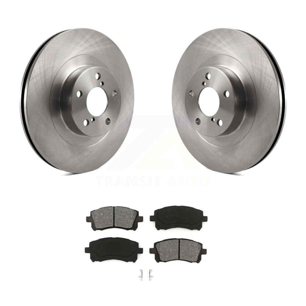 Disc Brake Rotor & Semi-Metallic Pad Front Kit For Subaru Impreza Outback Legacy