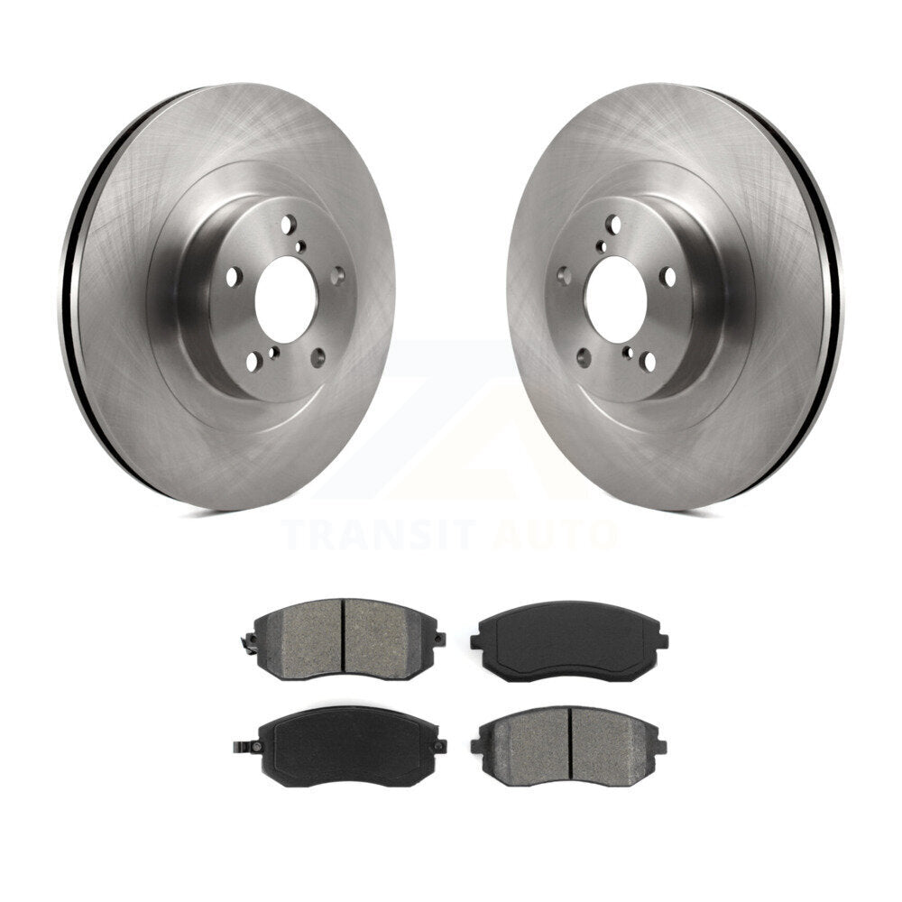 Brake Rotor Semi-Metallic Pad Front Kit For Subaru Forester Impreza Outback Baja