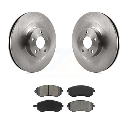 Brake Rotor Semi-Metallic Pad Front Kit For Subaru Forester Impreza Outback Baja
