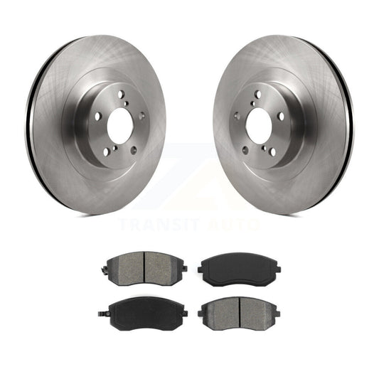 Brake Rotor Semi-Metallic Pad Front Kit For Subaru Forester Impreza Outback Baja
