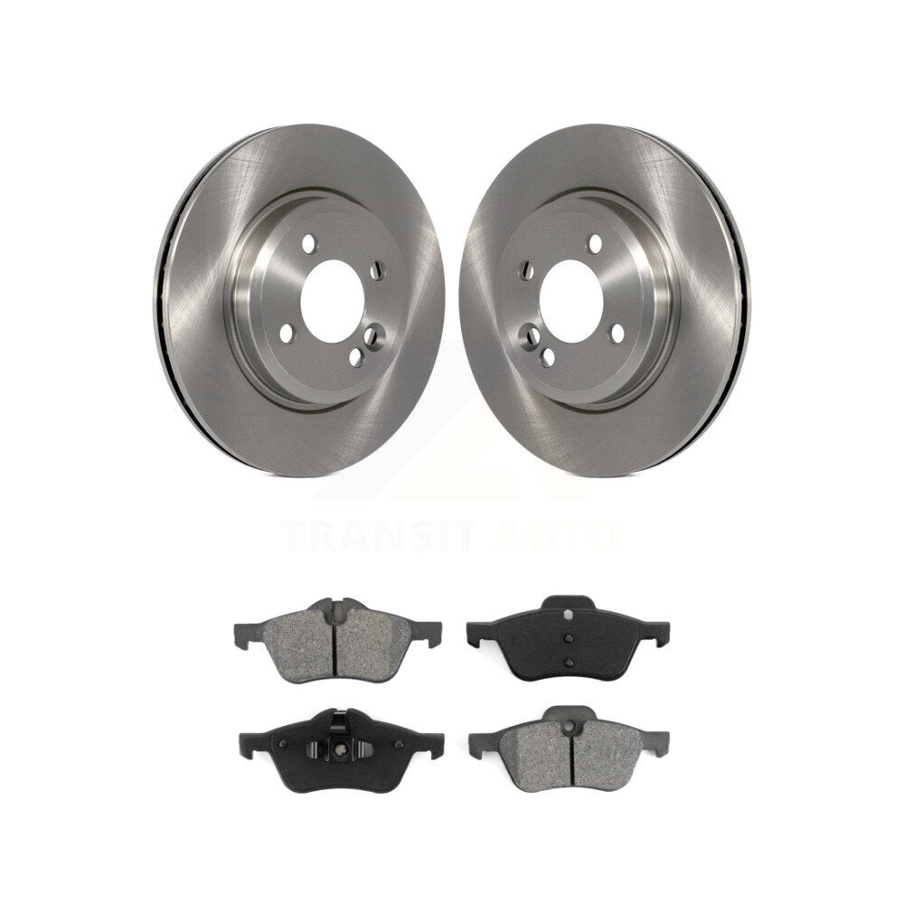 Disc Brake Rotors And Semi-Metallic Pads Front Kit For Mini Cooper