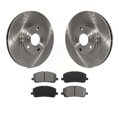 Disc Brake Rotors And Semi-Metallic Pads Front Kit For Toyota Highlander