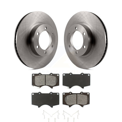 Disc Brake Rotors And Semi-Metallic Pad Front Kit For Toyota 4Runner Lexus GX470
