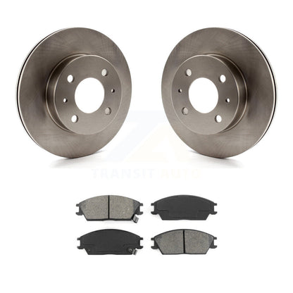 Disc Brake Rotors And Semi-Metallic Pads Front Kit For 2000-2005 Hyundai Accent