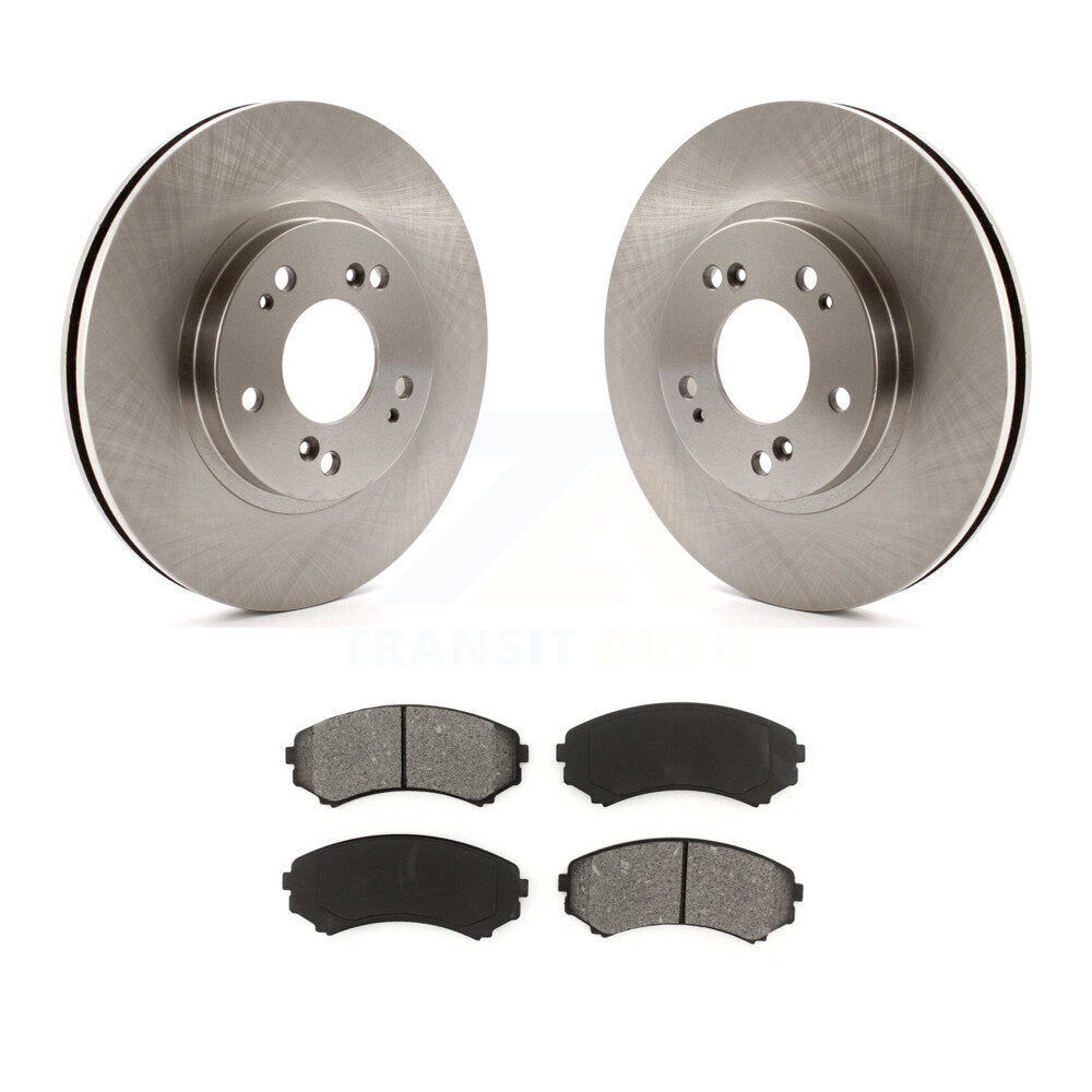 Disc Brake Rotors And Semi-Metallic Pads Front Kit For Mitsubishi Endeavor