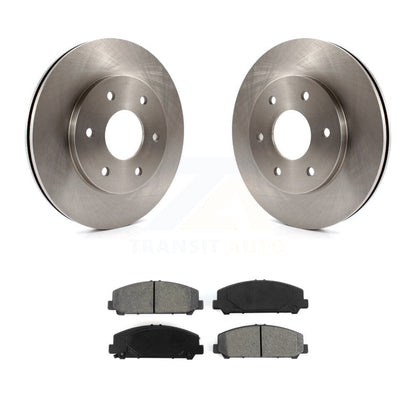 Disc Brake Rotors And Semi-Metallic Pads Front Kit For INFINITI QX56