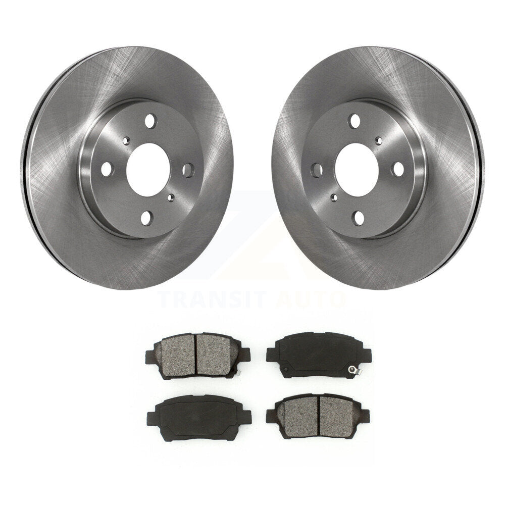 Disc Brake Rotors And Semi-Metallic Pads Front Kit For 2004-2006 Scion xB xA