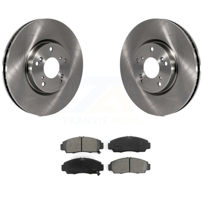 Disc Brake Rotor Semi-Metallic Pad Front Kit For Acura TL Automatic transmission