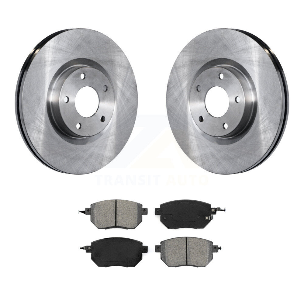 Brake Rotor Semi-Metallic Pad Front Kit For Nissan Altima Murano INFINITI Maxima