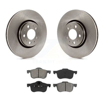 Disc Brake Rotors And Semi-Metallic Pads Front Kit For Volvo S60