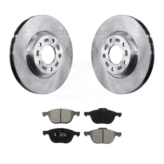 Disc Brake Rotors And Semi-Metallic Pads Front Kit For Mazda 3 5 Sport
