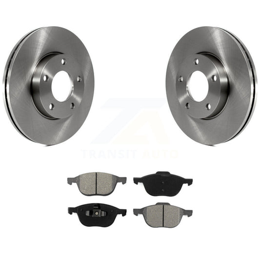 Disc Brake Rotors And Semi-Metallic Pads Front Kit For Mazda 3 Sport