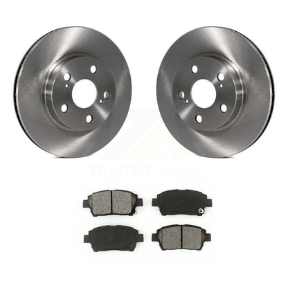 Disc Brake Rotors And Semi-Metallic Pads Front Kit For 2004-2009 Toyota Prius