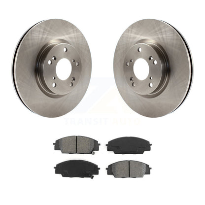 Disc Brake Rotors And Semi-Metallic Pads Front Kit For Honda Civic Acura CSX RSX
