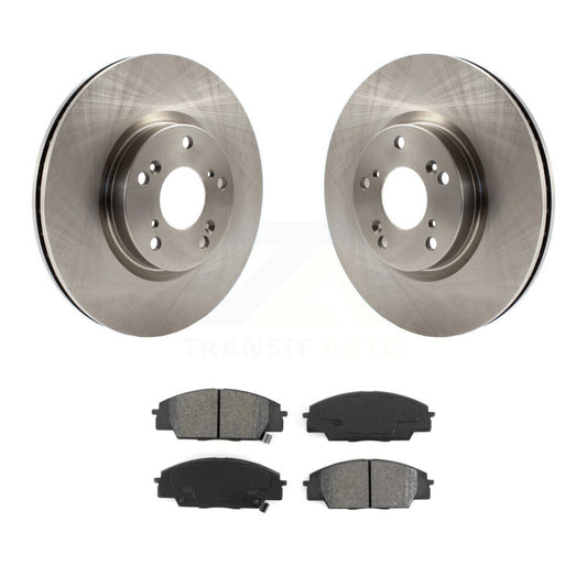 Disc Brake Rotors And Semi-Metallic Pads Front Kit For Honda Civic Acura CSX RSX